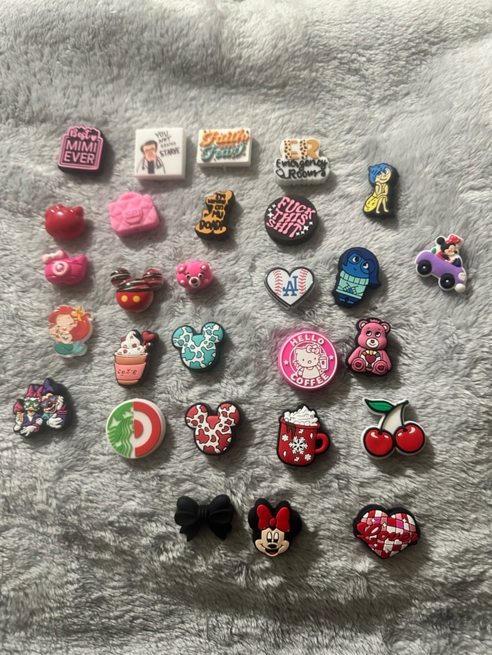 Assorted Cute Focal Bead Lot - Mixed Colors
